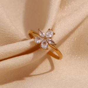 Flower Open Rings - Image 1