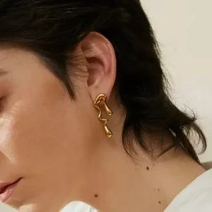 Hip-Hop Novelty Classic Style Water  Drop Earrings - Image 2
